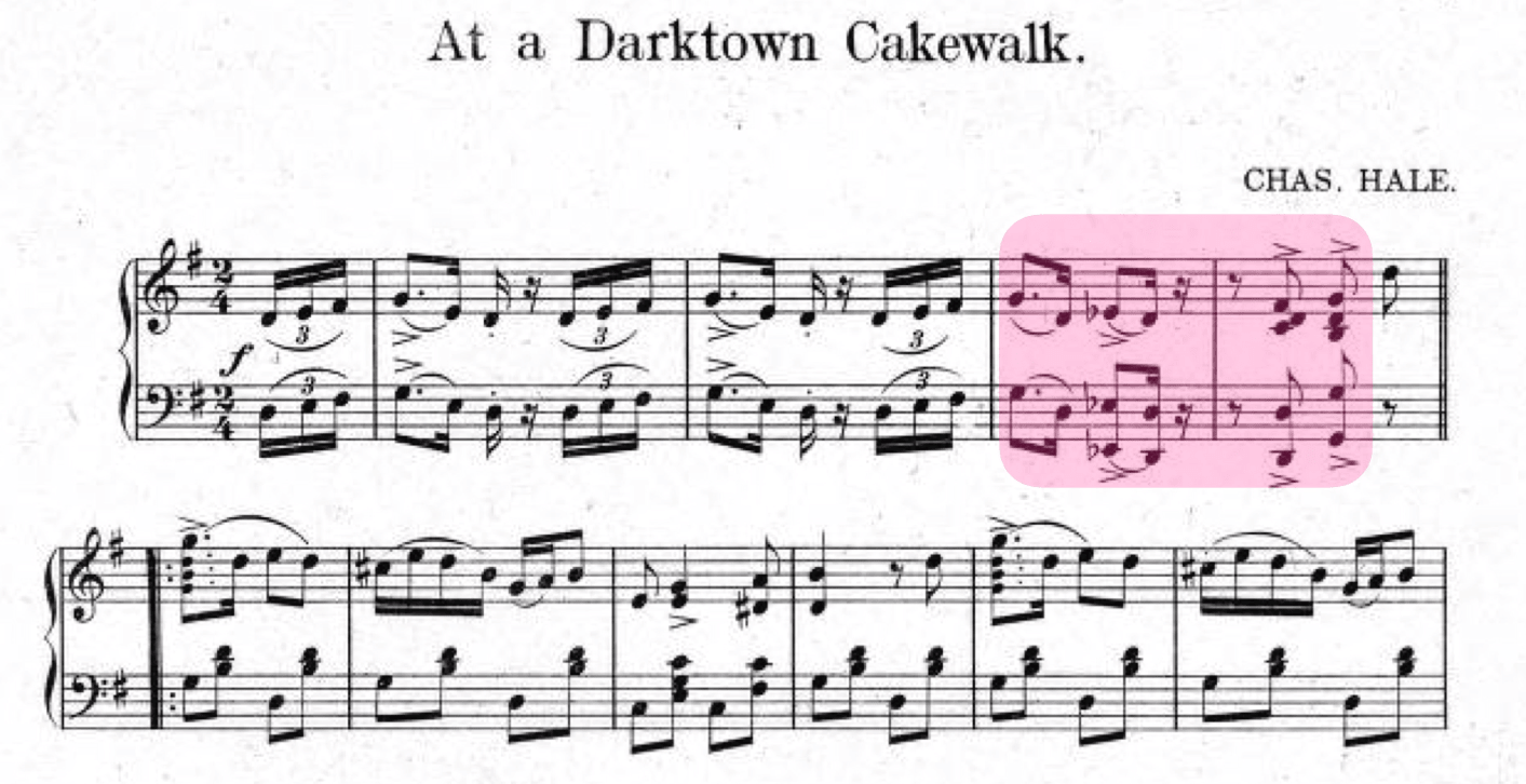 At a Darktown Cakewalk (1899) by Charles Hale